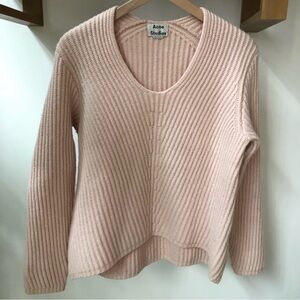 Acne Studio Deborah pink wool sweater